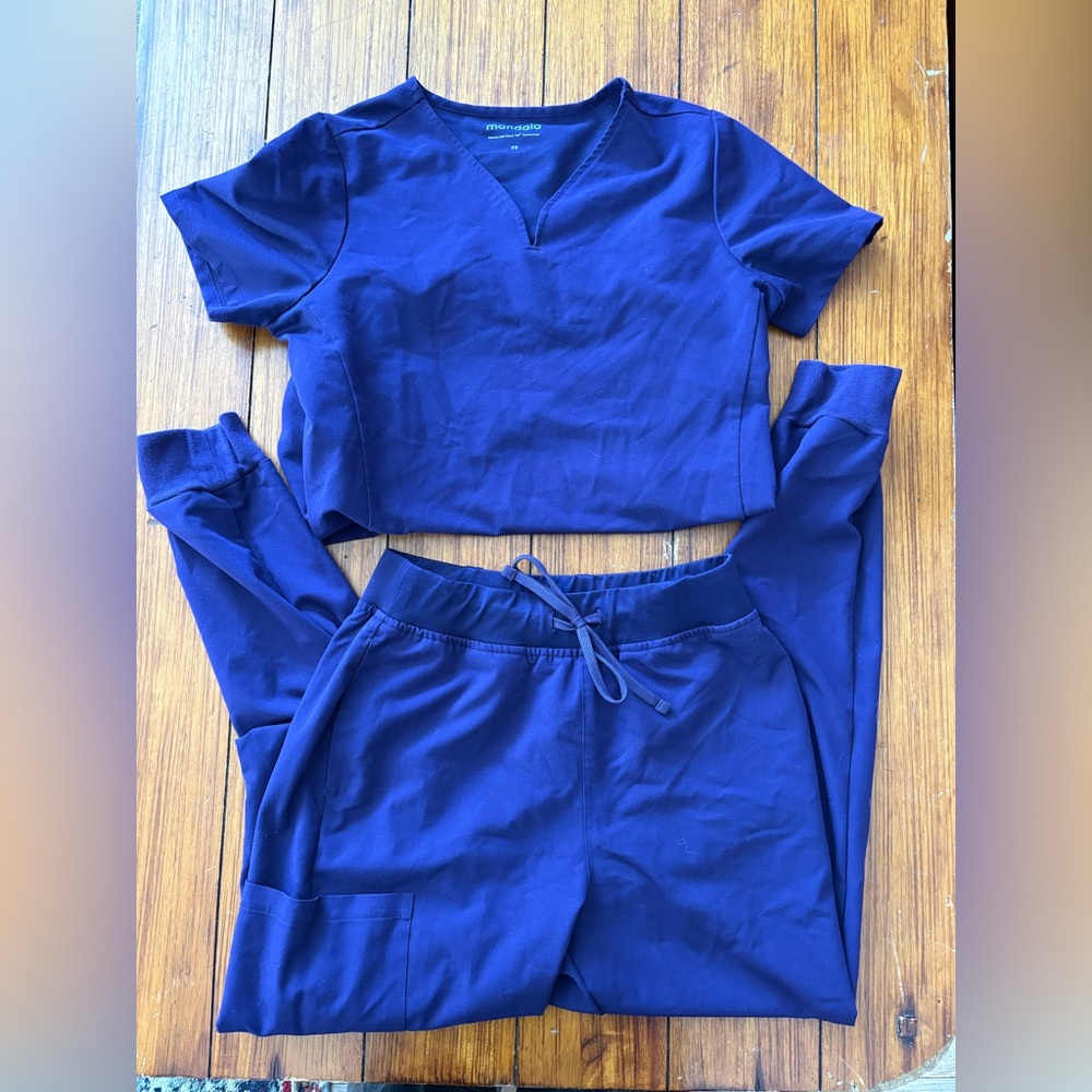 Mandala purple Women's Scrub Set